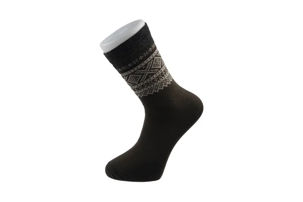 Одяг Шкарпеток Трикотаж Багато Різнокольорових Шкарпеток Вигляді Панорами Шкарпетки Різного — стокове фото