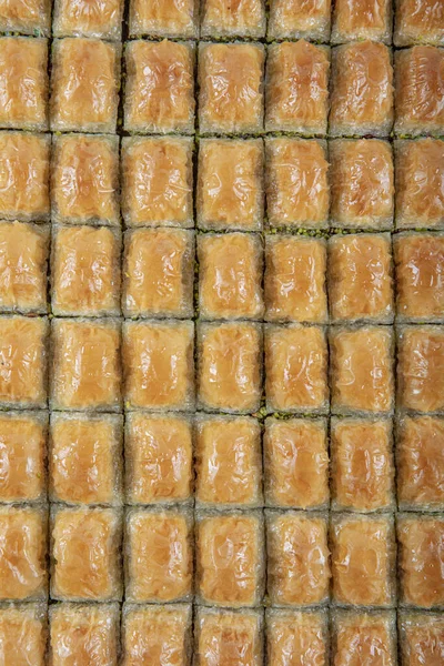Delizioso Dessert Baklava Pistacchio Turco Dolci Tradizionali Turchi Antep Baklava — Foto Stock