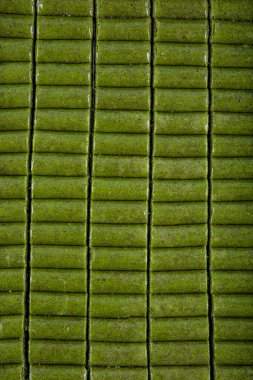 Türk fıstıklı baklava tatlısı. Bu tatlı türünün Türkçesi 