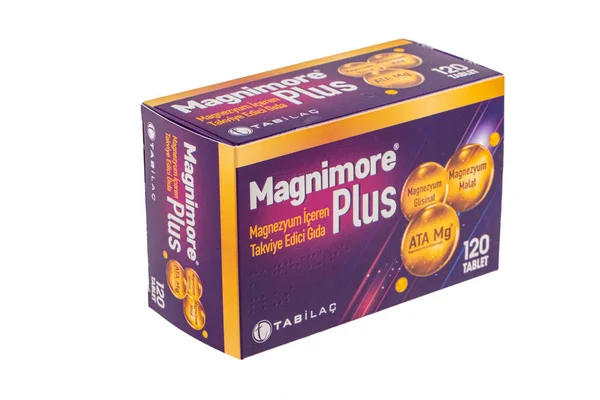 Istanbul Turkey December 2022 Magnimore Magnesium Supplement Vitamin Magnesium Mineral — Stock fotografie