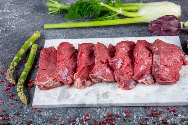 Rauwe Biefstuk Barbeque Rib Eye Steak Droge Leeftijd Wagyu Entrecote — Stockfoto