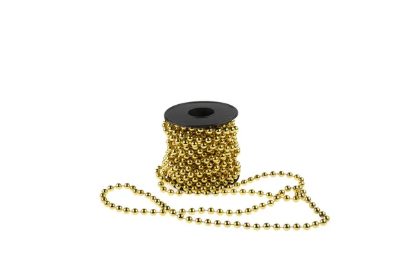 Farbige Perlspulen Glänzendes Perlenband Für Bastel Und Dekorationsarbeiten Glänzend Kann — Stockfoto