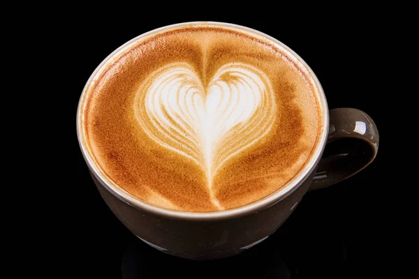 Kahve fincanı çeşitleri üst görünüm koleksiyonu, kahve fincanlarının çeşitli kahve fincanları üst görünüm koleksiyonu siyah arka planda izole..