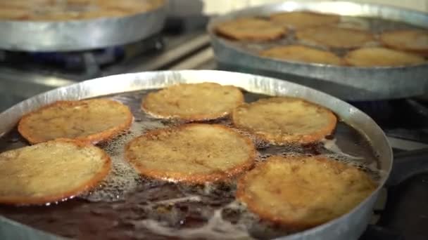 Cuisine Turque Pain Traditionnel Turc Dessert Kadayif Capture Vidéo Nom — Video