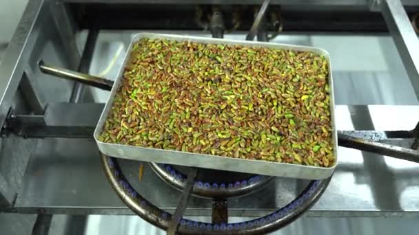 Pistachio Kadaif Dezert Středomořská Kuchyně Lahůdky Místní Název Fistikzade Kadayif — Stock video