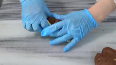 Türkiye, İstanbul - Türk tatlıları üreten gıda fabrikası 