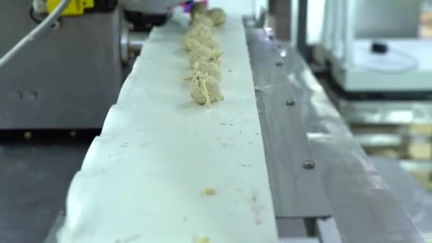 Turkey Istanbul Food Factory Produces Turkish Sweets — Stock Video