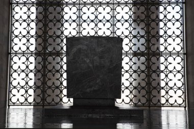 Anitkabir, Ankara, Türkiye - 14 Nisan 2022; Anitkabir Mustafa Kemal Atatürk 'ün mozolesidir. Ankara, Türkiye.