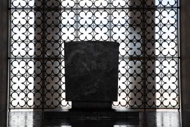 Anitkabir, Ankara, Türkiye - 14 Nisan 2022; Anitkabir Mustafa Kemal Atatürk 'ün mozolesidir. Ankara, Türkiye.