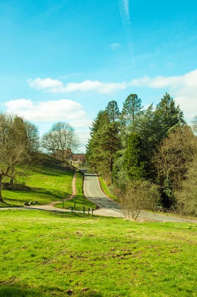 Wzgórza Malvern Anglii Wiosną — Zdjęcie stockowe