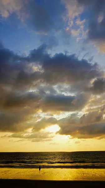 Amazing Sunset Clouds Dramatic Sky Sea — Stock Photo, Image