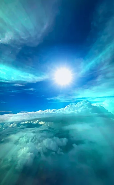 Aerial Photo Clouds Sweden — Fotografia de Stock