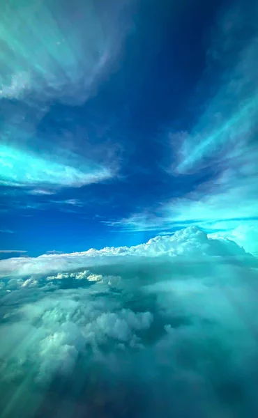 Aerial Photo Clouds Sweden — Fotografia de Stock