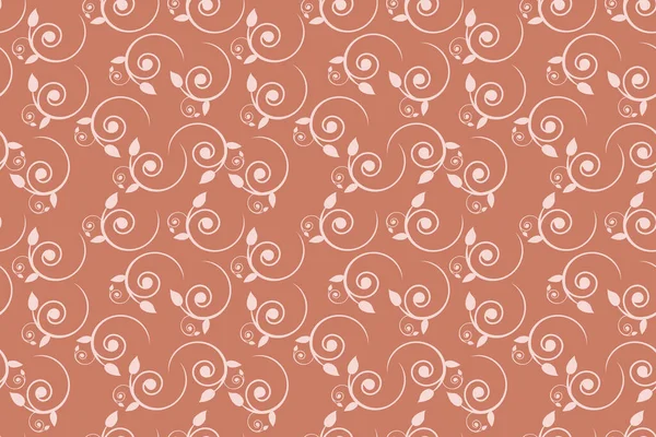 Fond Botanique Sans Couture Motif Décoratif Pour Papier Couverture Tissu — Image vectorielle