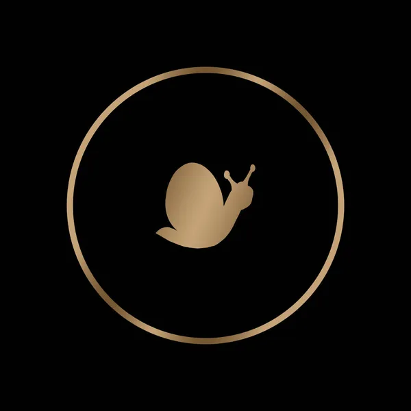 Golden Företagets Logotyp Svart Bakgrund Dekorativa Element För Visitkort Omslag — Stockfoto