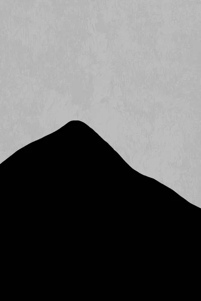 Ilustracja Górskiego Krajobrazu Druku Wystrój Wnętrz Stylu Rustykalnym Dekoracja Ścian — Zdjęcie stockowe