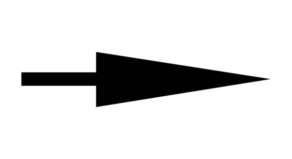 Schwarzes Vektorsymbol Auf Weißem Hintergrund Pfeile — Stockvektor