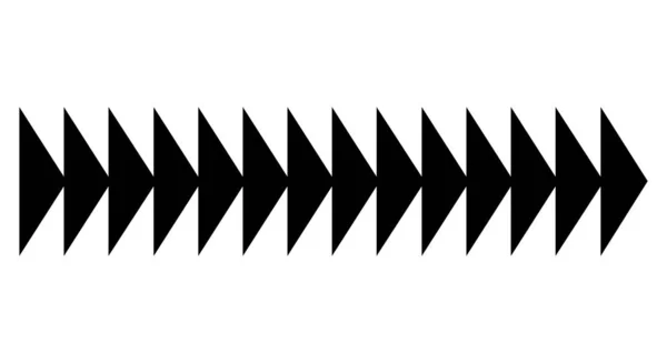 Zwart Vectorpictogram Witte Achtergrond Pijlen — Stockvector