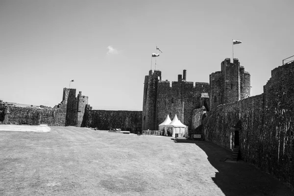 Juli 2021 Pembroke Pembrokeshire Tenby Wales England Schloss Pembroke — Stockfoto