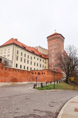 3 Kasım 2018 Krakow Polonya. Şehrin mimarisi..