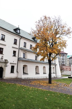3 Kasım 2018 Krakow Polonya. Şehrin mimarisi..