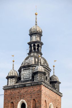 3 Kasım 2018 Krakow Polonya. Şehrin mimarisi..
