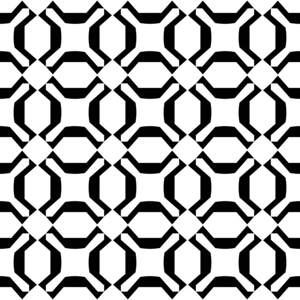 Zwart Wit Naadloos Patroon Moderne Stijlvolle Textuur — Stockfoto