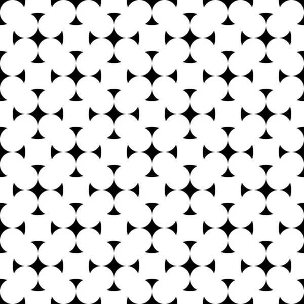 Fekete Fehér Zökkenőmentes Minta Modern Stílusos Textúra — Stock Fotó