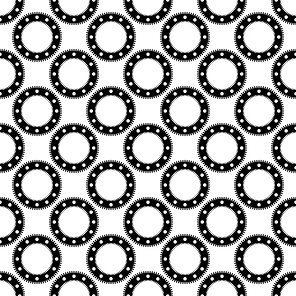 Černobílý Bezešvý Vzor Moderní Stylová Textura — Stock fotografie