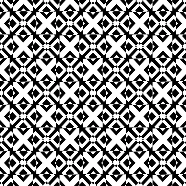 Bezproblémový Vzor Černobílé Dekorace Moderní Stylová Textura — Stock fotografie