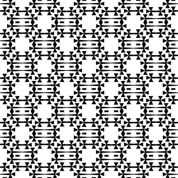 Naadloos Patroon Van Zwart Wit Decoratief Moderne Stijlvolle Textuur — Stockfoto