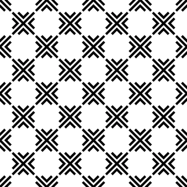 Naadloos Patroon Van Zwart Wit Decoratief Moderne Stijlvolle Textuur — Stockfoto