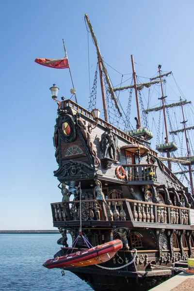 April 2019 Port Gdynia Poland Tourist Attraction Tri City Dragon — Stock Photo, Image