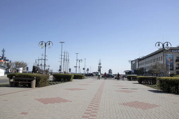 April 2019 Port Gdynia Poland Kosciuszko Square — Stock Photo, Image
