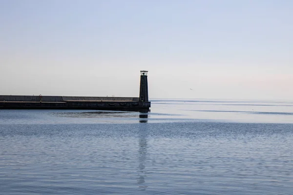 Квітня 2019 Порт Ґдині Польщі Ландшафт Балтійського Моря — стокове фото