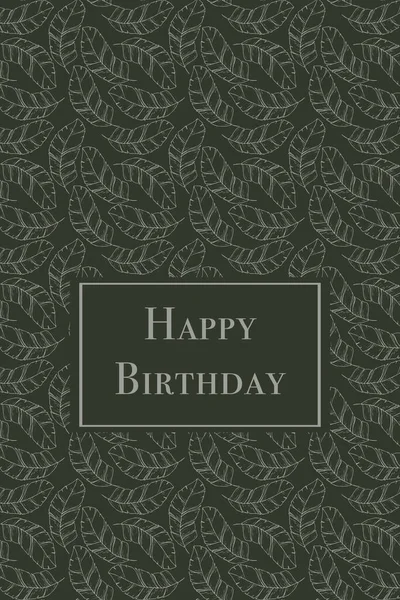 Happy Birthday Greeting Card Design — Stock Photo, Image