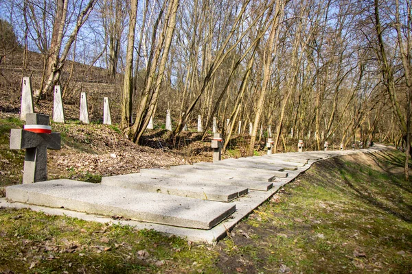 Marzo 2019 Valle Muerte Bydgoszcz Golgotá Bydgoska Lugar Del Asesinato — Foto de Stock