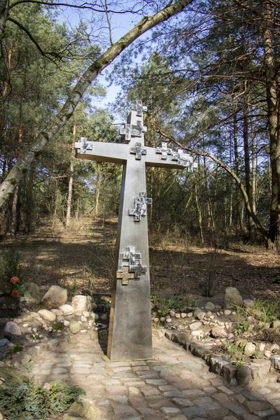Março 2019 Valley Death Bydgoszcz Golgota Bydgoska Local Assassínio Massa — Fotografia de Stock
