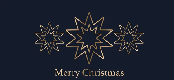 Дизайн Різдвяних Листівок Побажаннями Золота Графіка Синьому Фоні — стокове фото