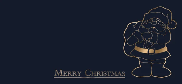 Дизайн Різдвяних Листівок Побажаннями Золота Графіка Синьому Фоні — стокове фото