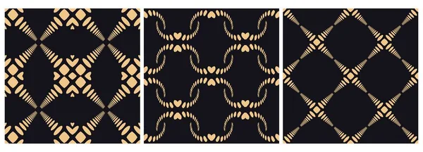 シームレスな装飾パターンのコレクション カバー 家の装飾のためのデザイン — ストックベクタ
