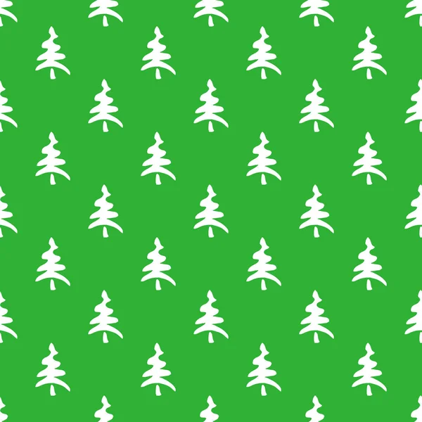 Seamless Festive Pattern Christmas Trees Design Paper Cover Fabric Use — Stock Photo, Image