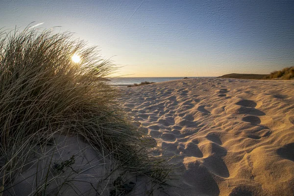 Newquay Cornwall United Kingdom Landscape Ocean View Sandy Beach Horizontal — Stock Photo, Image