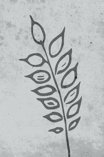Neutrale Wandkunst Druckbare Botanische Illustration Moderne Rustikale Wanddekoration Für Den — Stockfoto