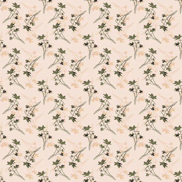 Naadloze Botanische Achtergrond Decoratief Patroon Voor Papier Omslag Stof Interieurontwerp — Stockfoto