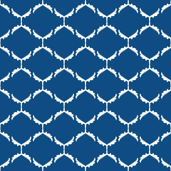 Płynny Wzór Dekoracyjny Niebieskim Tle Sztuka Tkaniny Dekoracje Albumy Tapety — Zdjęcie stockowe