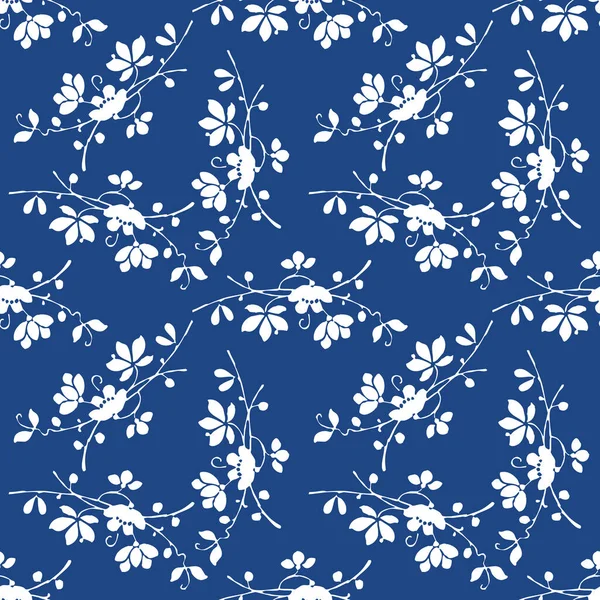 Seamless Pattern Blue Background Materials Wallpapers Use Graphics — Fotografia de Stock