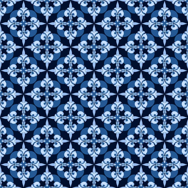 Abstract Seamless Pattern Textiles Wallpapers Graphics Use Blue Color — Stock Photo, Image