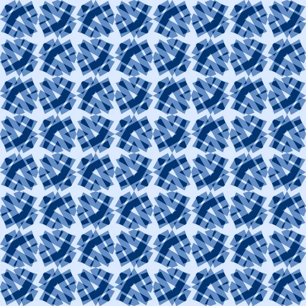 Abstrakcyjny Bezszwowy Wzór Dla Tekstyliów Tapet Wykorzystania Grafiki Kolor Niebieski — Zdjęcie stockowe