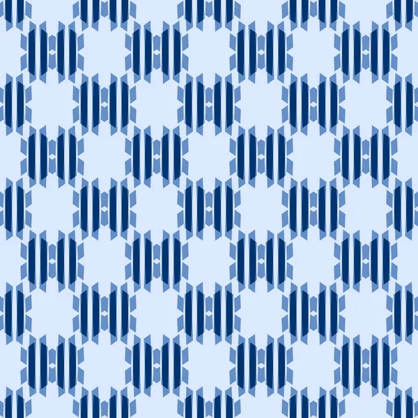Decorative Seamless Pattern Textiles Wallpapers Graphic Arts Blue Color — Fotografia de Stock